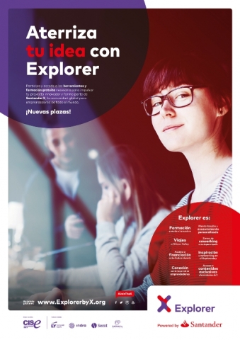 Cartell del programa Explorer, nou nom de Yuzz