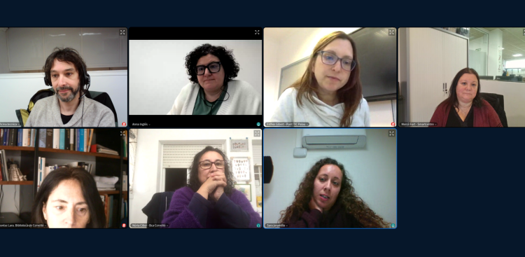 Imatge de trobada virtual