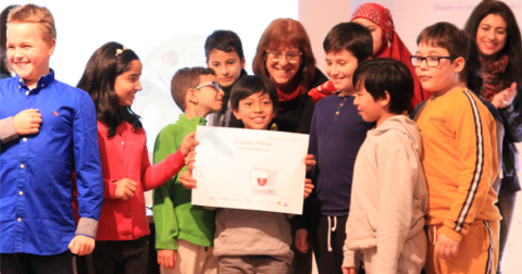 Equip guardonat en una edició anterior del concurs Wisibilízalas