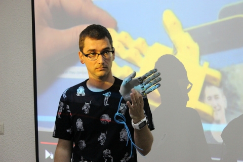 Jordi Rodríguez, dinamitzador de l'Òmnia Campclar, a la Jornada Punt TIC i Presó 2017