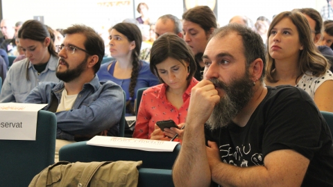 Grup de dinamitzadors/ores a la JdIS 2017