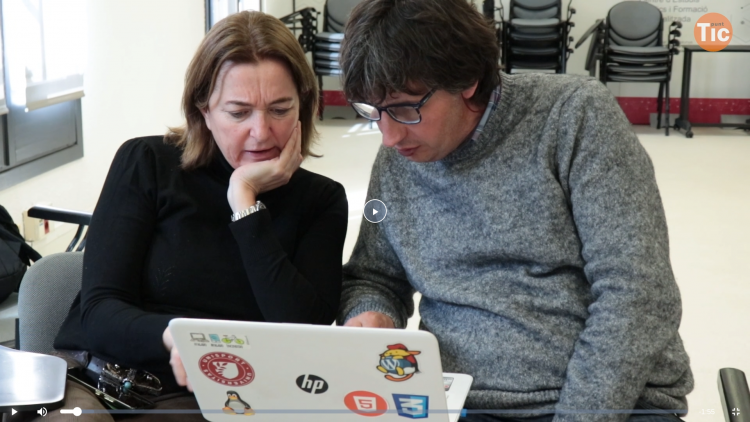 Collaborative course of the ICT community of practice