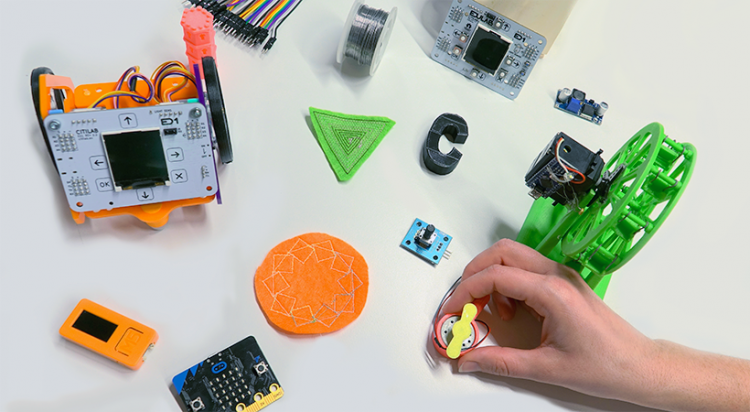 Imagen electrónica creativa