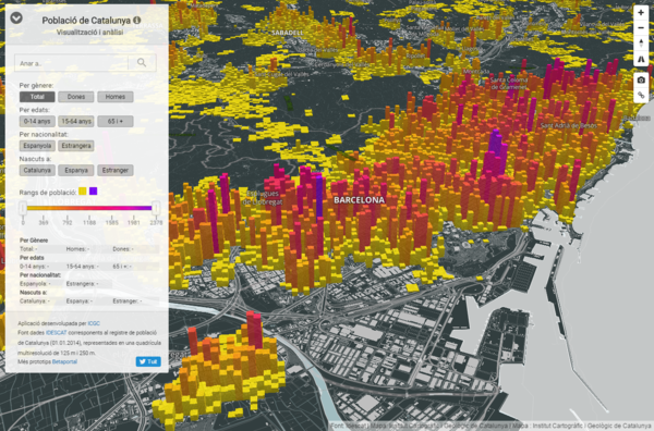 Imatge de l'Institut Cartogràfic i Geològic de Catalunya