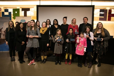 Grup de nominades i guanyadores dels European Ada Awards 2017