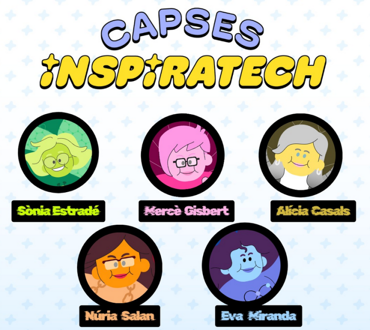 Les cinc primeres dones catalanes que formaran part de les capses.