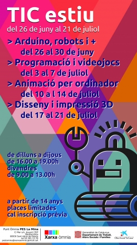 Summer workshops in Òmnia PES La Mina