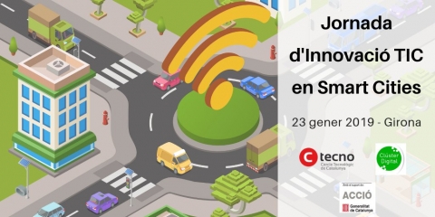 Cartell de la Jornada d'innovació TIC en Smart Cities