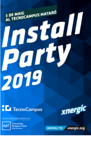 Cartell de la 'Install Party 2019' de Mataró