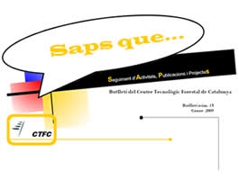 El CTFC publica el butlletí "Saps què?"