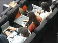 Assistents a la jornada de dinamització de la Internet Social