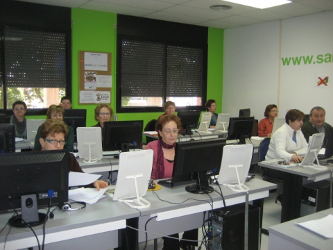 Una classe a l'Infocentre