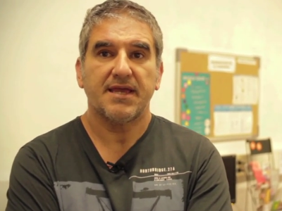 Antonio Collado, dinamitzador del Punt TIC Palau Falguera. Fotograma del vídeo.