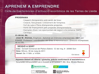 Jornada Aprenem a Emprendre, a Sort