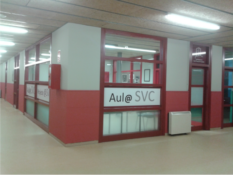 El nou Punt TIC Aul@SVC, a  Sant Vicenç de Castellet