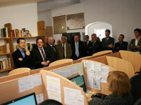 Jordi Ausàs presenta la Xarxa de Centres Rurals de Teletreball. Imatge de: www.viurealspirineus.cat