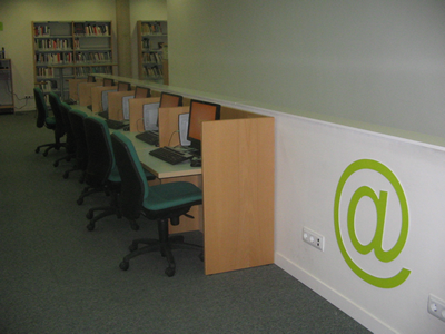 Punt TIC de la biblioteca Ramon Bordas i Estragués de Castelló d’Empúries