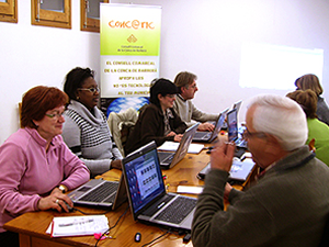 Alumnes d'un curs dels punts de la Conca de Barberà