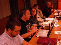 Portaveus dels grups de treball de la Jornada de Dinamització de l'Internet Social