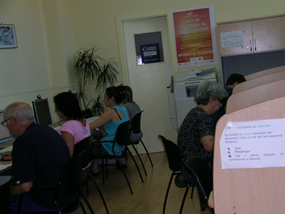 Curs del programa Connecta't al Punt TIC del Solsonès