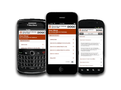Servei DOGC al mòbil
