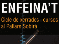 Cartell "Enfeina't. Cicle de xerrades i cursos al Pallars Sobirà"