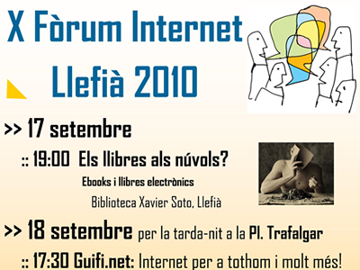 Part del cartell del X Fòrum d'Internet Llefià