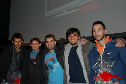 Foto de grup dels guanyadors dels Premis Mediavall