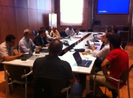 Imatge d'una de les sessions de treball