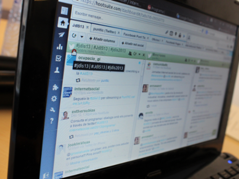 Difusió de la #JdIS13 a les xarxes socials