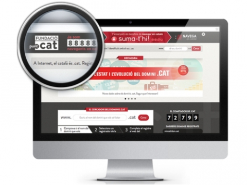 Campanya Navega en català de la Fundació puntCAT