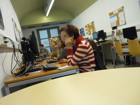 Participants del Punt TIC Palau Falguera