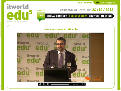 Streaming a l'ITWorldEdu