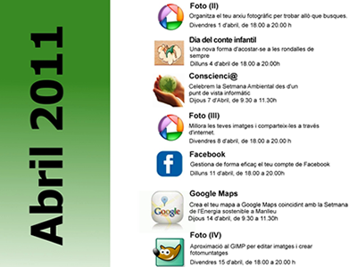 Taller TIC d'abril al Punt TIC elCanal