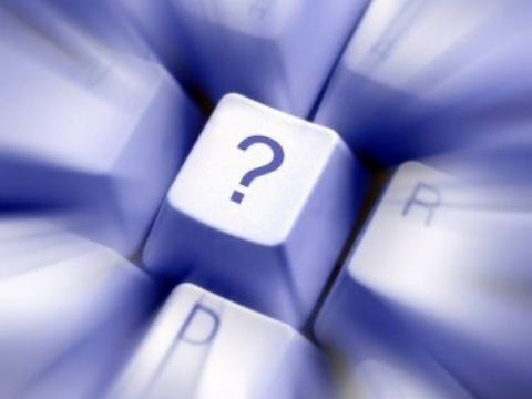 Imatge d'una tecla amb el signe d'interrogació