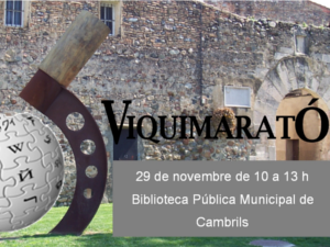 Viquimarató a la Biblioteca Pública Municipal de Cambrils