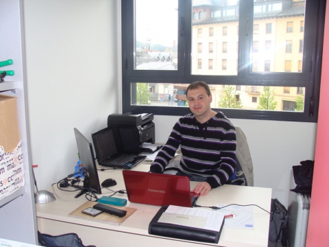 Javier Gracia Romero, nou emprenedor al viver d'empreses de l'Alt Urgell