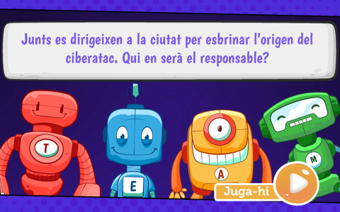 Videojoc online 'Ciberaventura a la Ciutat' d'Internet Segura