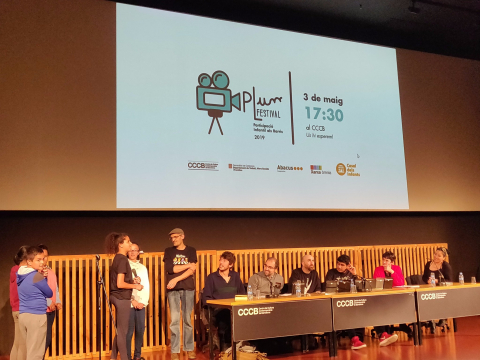 Lliurament de premis de l'edició 2018 del PLum Fest el 3 de maig al CCCB