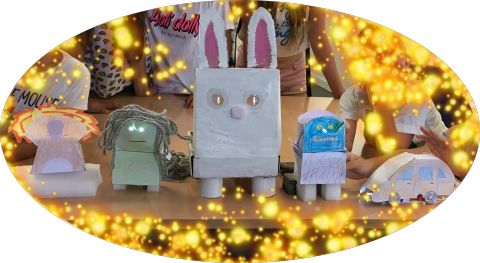 Petits robots creats al Punt TIC de l'Alta Ribagorça