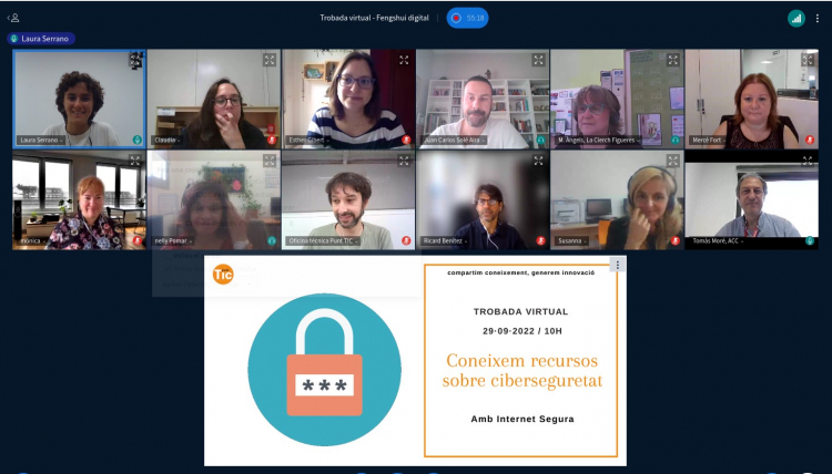 Trobada virtual sobre ciberseguretat del 29 de setembre de 2022