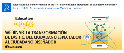 Webinar: La transformació de les TIC, del ciutadà espectador al ciutadà dissenyador