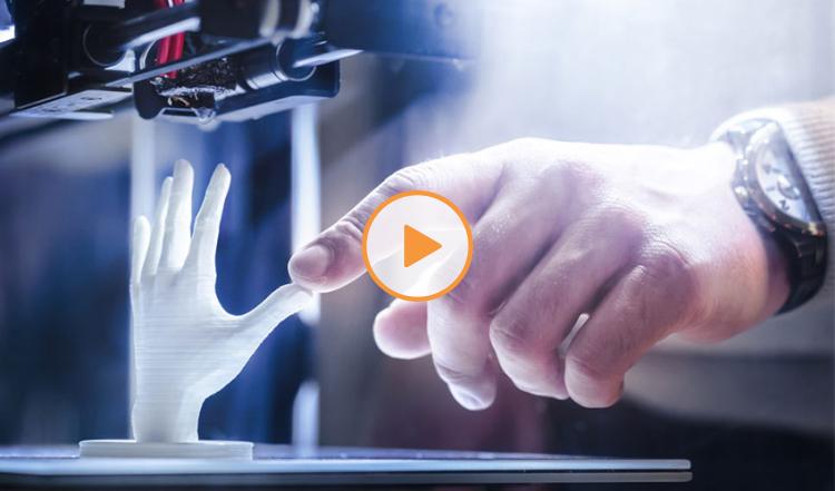 Hand prosthesis in 3D printing