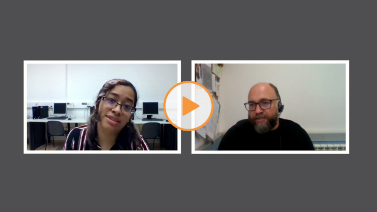 Parlem sobre programari lliure amb Lady Pazmiño de l'Òmnia Colectic i en David Picó de l'Òmnia PES La Mina.