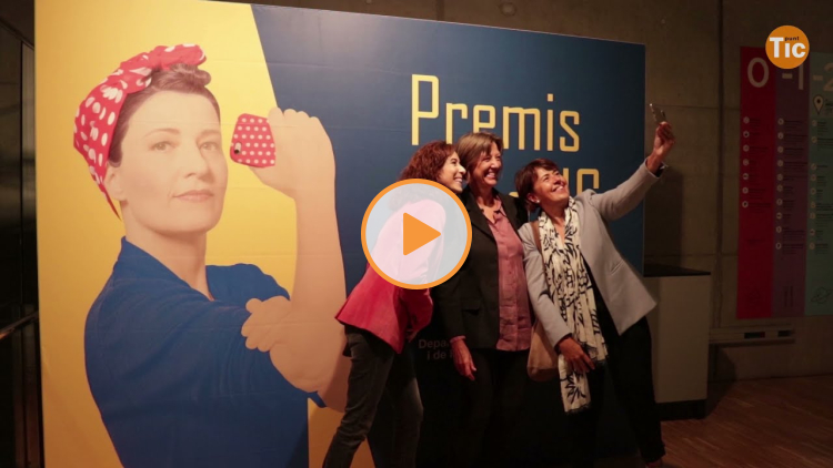 Embedded thumbnail for Premis DonaTIC 2021: trencant la bretxa digital de gènere en la tecnologia