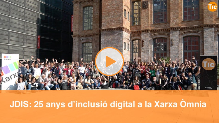 Embedded thumbnail for Más de un centenar y medio de personas participan en la ‘Jornada de la Internet Social: 25 anys d’inclusió digital a Òmnia’