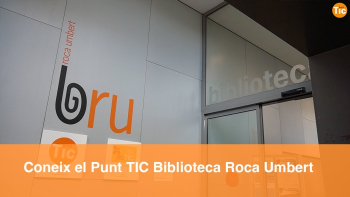 Embedded thumbnail for Descobreix el Punt TIC de la Biblioteca Roca Umbert